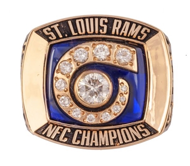 St. Louis Rams Super Bowl XXXVI NFC Championship Ring  (Az-Zahir Hakim)